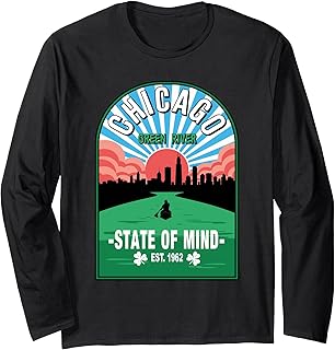 Chicago Green River Irish Celebration St. Patrick's Day Long Sleeve T-Shirt