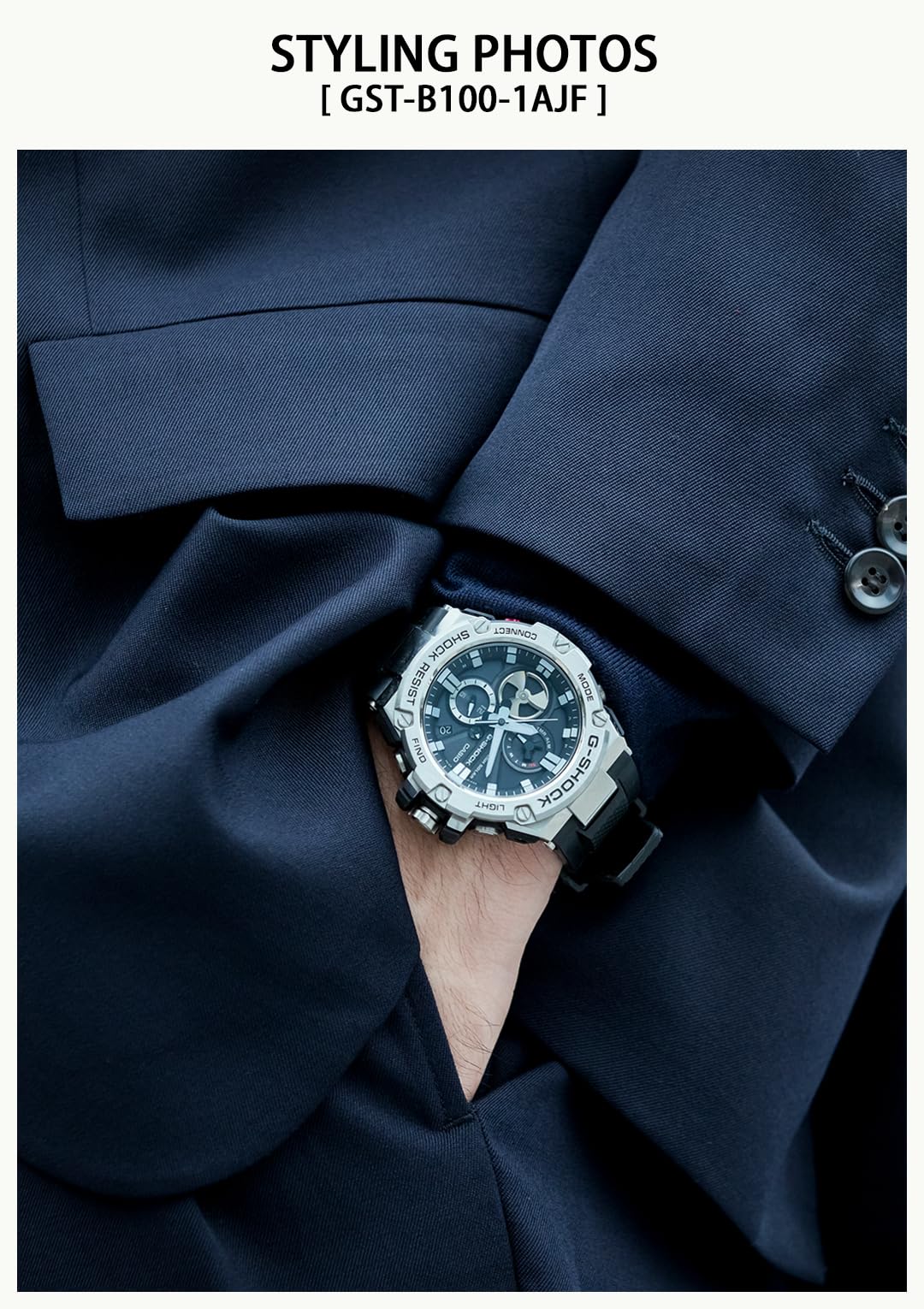 G-Shock Casio G-Steel GST-B100-1AJF Japan Import, Modern