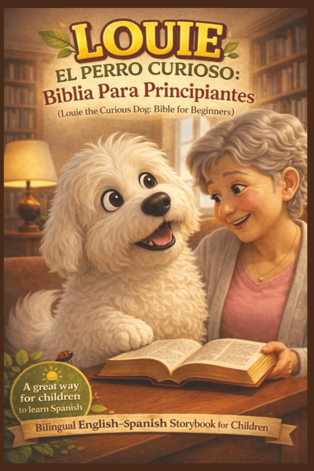 LOUIE EL PERRO CURIOSO: BIBLIA PARA PRINCIPIANTES (Louie the Curious Dog: Bible for Beginners): English Spanish Bilingual Children's Book for Spanish ... Learning | Written for Children and Families