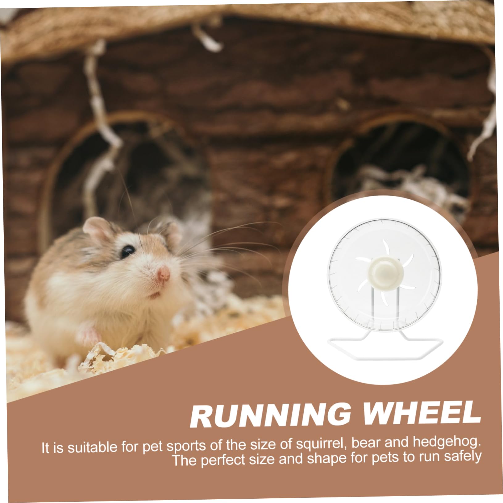 VANZACK Geräuschloses Hamster-laufrad Spielzeug Für Kleine Haustiere Aus Hochwertigem Material Sicher Und Langlebig Für Hamster Ratten Und Mäuse