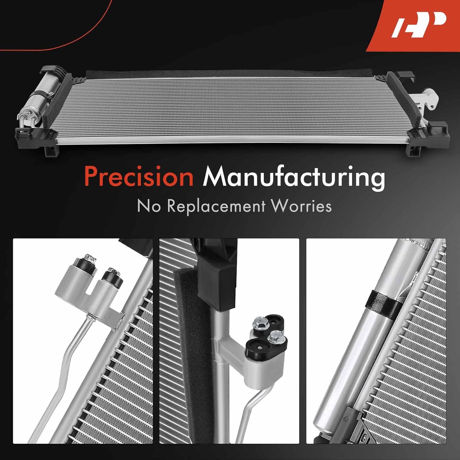 A-Premium Air Conditioning A/C Condenser Compatible with Infiniti QX50 2020 2021 2022 2023 2024, Replace# 921005VG0A