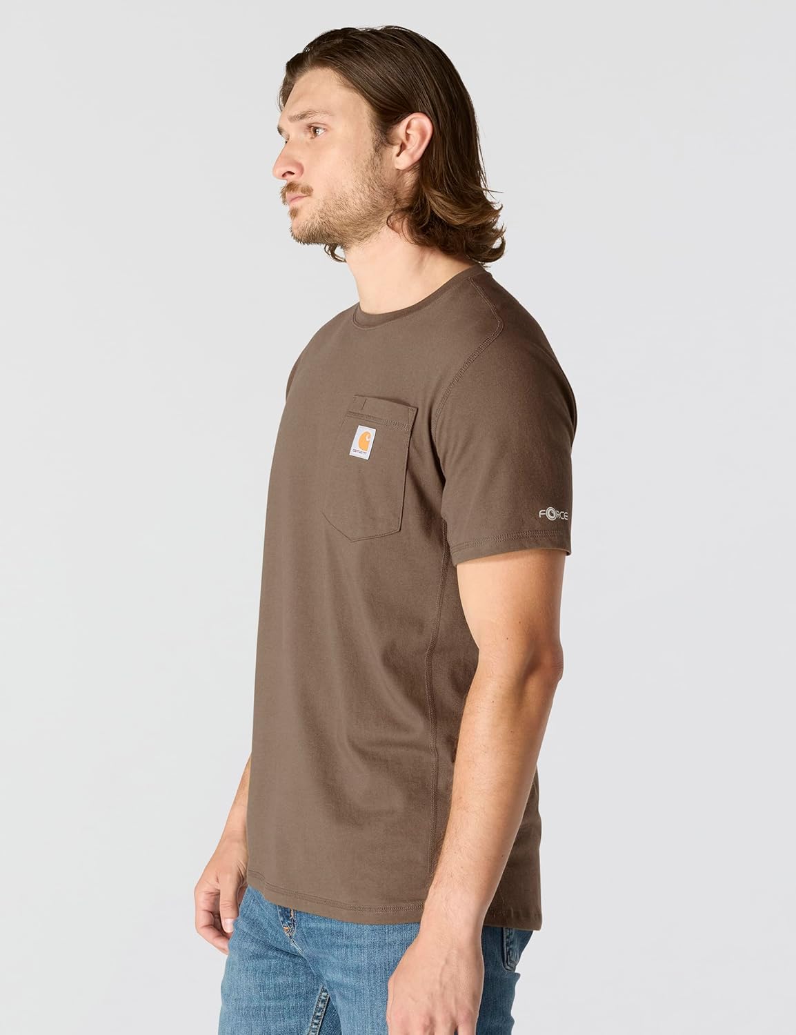 Carhartt Men's Force Relaxed Fit Midweight Short-Sleeve Pocket T-Shirt - Image 2