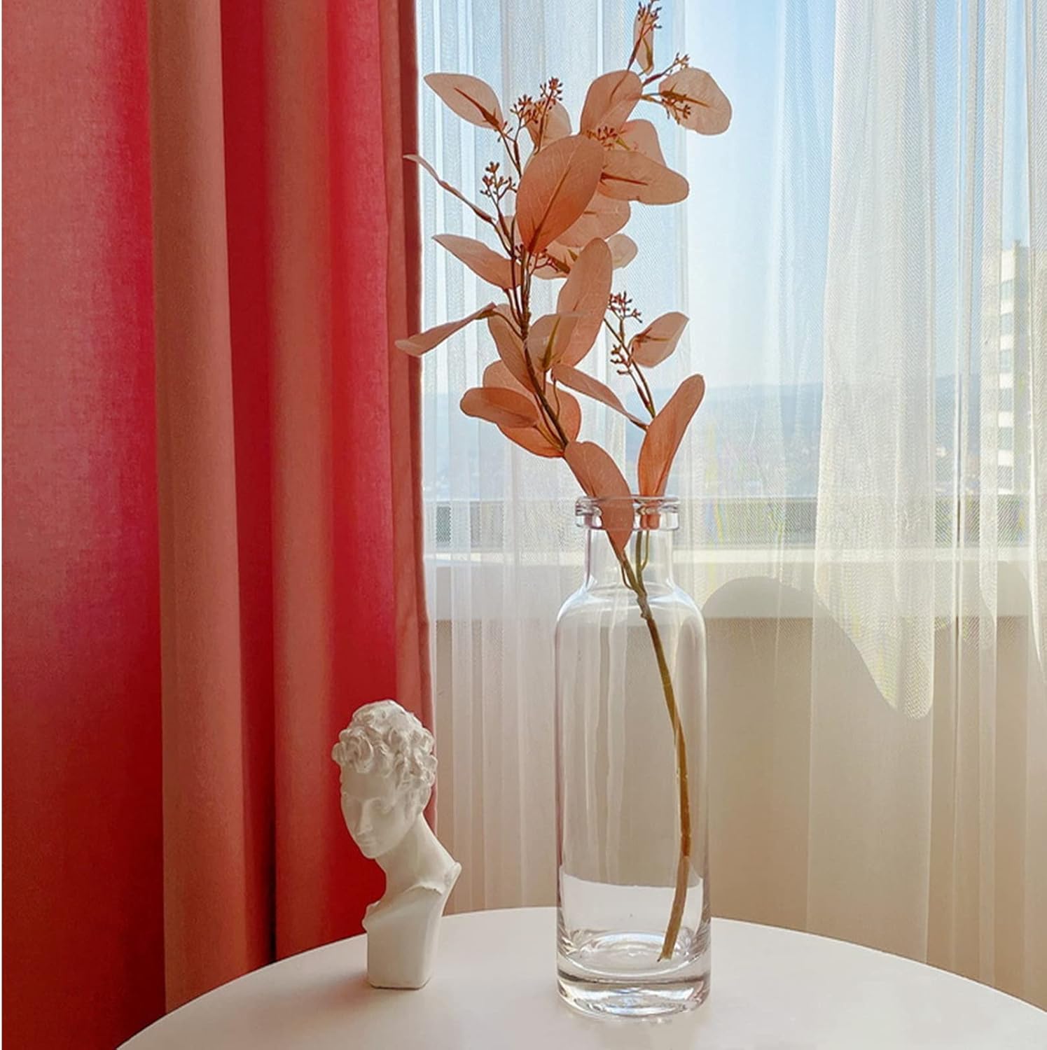 Lyellfe Set of 12 Glass Bud Vase, Clear Vases for Flowers, Small Vintage Floral Vase in Bulk for Centerpieces, Office, Dinning Table, Wedding Reception - Image 6