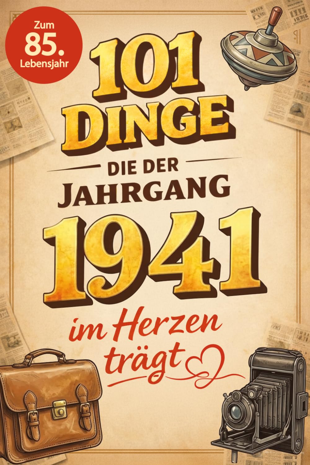 101 Dinge, die der Jahrgang 1941 im Herzen trägt: Eine nostalgische Zeitreise durch Kindheit und Jugend - Die unvergesslichen Erinnerungen, Fakten und Momente von damals
