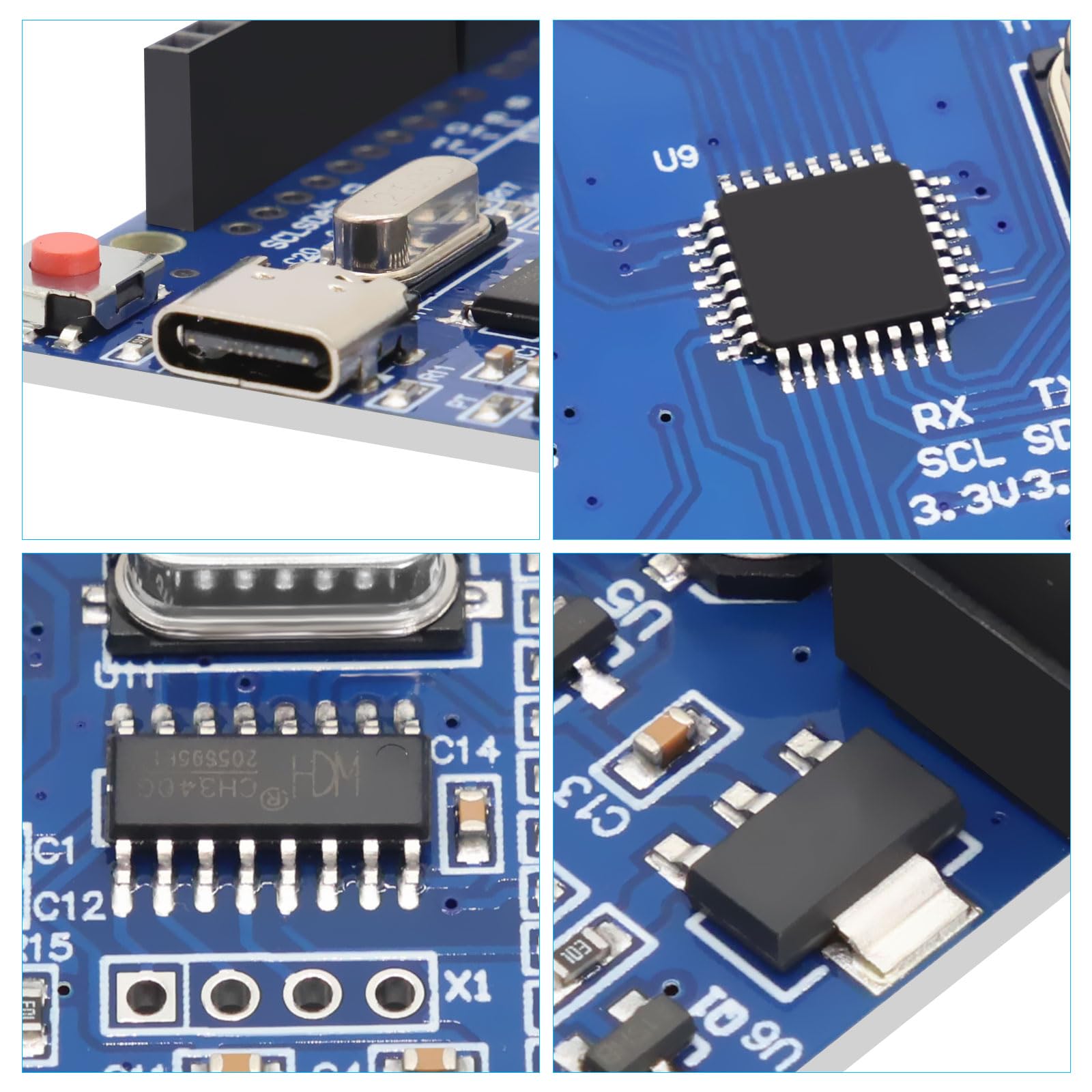 Schede Di Sviluppo Rev3 Con AT328PB - 4 Pezzi | Compatibile Con Arduino | USB, 16MHz, 2KB | Per Progetti IoT - Foto 8