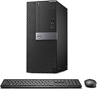 Renewed Dell OptiPlex 7050 Mini Tower: i7-7700 4.2GHz, 32GB DDR4, 1TB NVMe SSD + 2TB HDD, Win 11 Pro, WiFi, Wireless KB/Mouse
