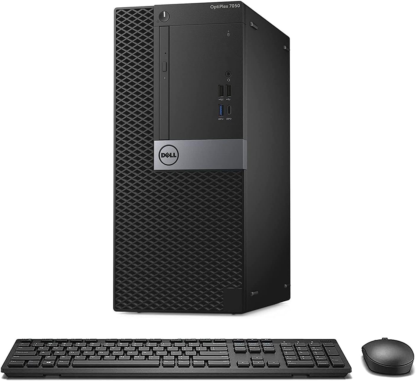 Dell 7050 Mini Tower Desktop Intel i7-7700 UP to 4.20GHz 32GB DDR4 New 1TB NVMe SSD + 2TB HDD USB Wi-Fi BT Wireless Keyboard and Mouse Win 11 Pro (Renewed)