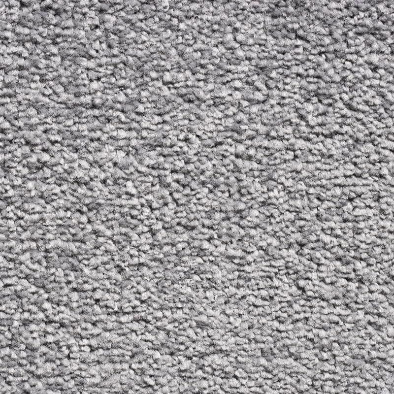 Tuda Carpet | Serene 10mm Pile Saxony Carpet with Action Backing, 12mm Total Height | Matt Grey (76) - 4m x 4m (13ft1" x 13ft1")