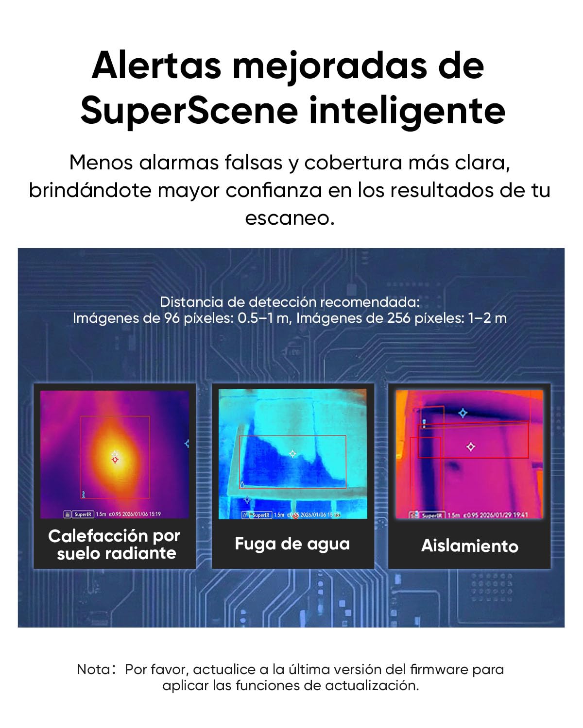 Camara Termica HIKMICRO D01, 240x240 SuperIR, 96x96 IR | 11h de duración con batería de 3350mAh, 4GB, video, IP54, herramientas para el hogar, HVAC y eléctricas
