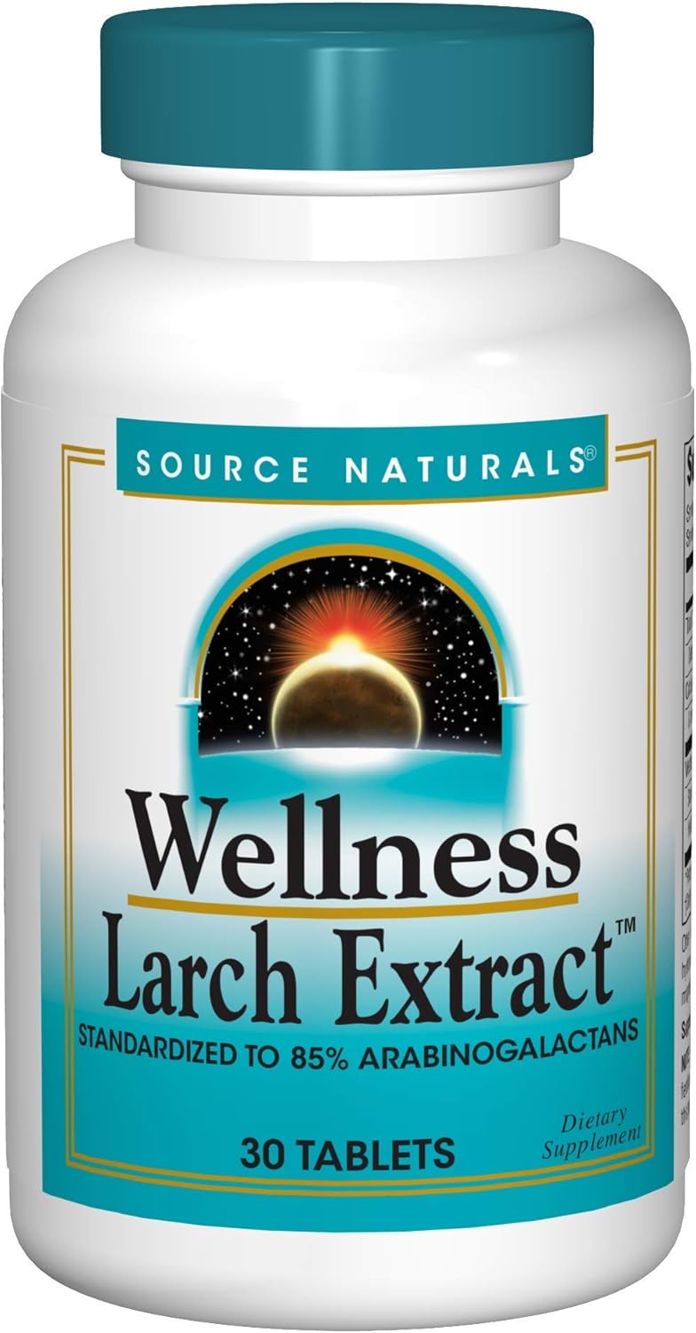 Source Naturals Wellness Larch Extract, Standardized to 85