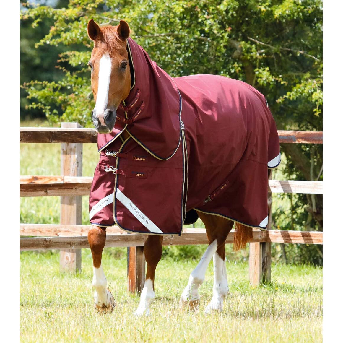 Coperta impermeabile per cavalli con copricollo Premier Equine Buster 0 g