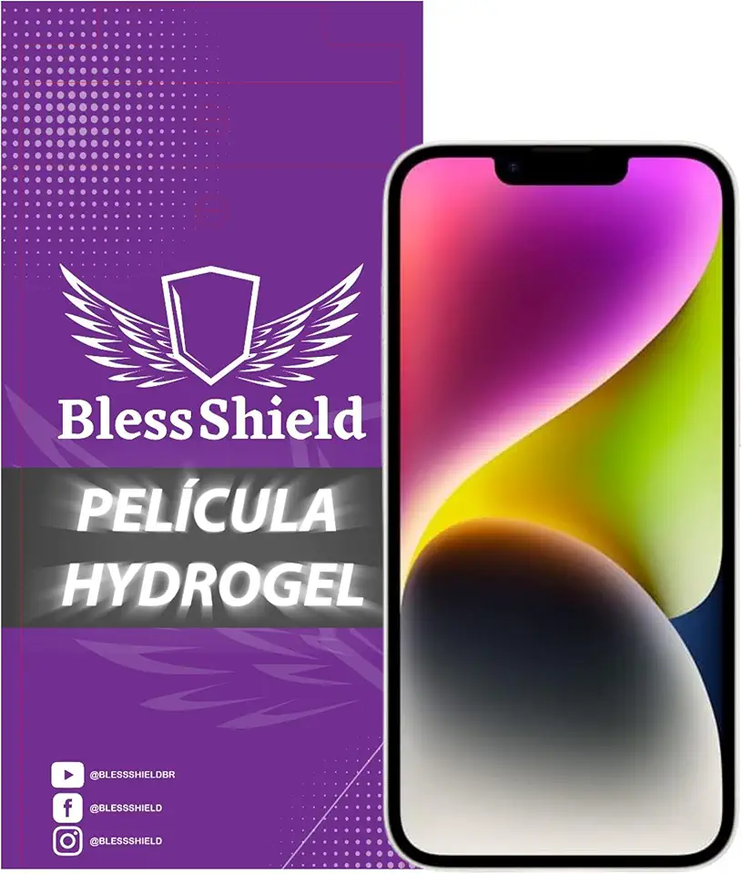 Película Hydrogel Privacidade para iPhone SE / 11/12 / 13/14 / 15 - Cobertura e Proteção Total (iPhone 14)