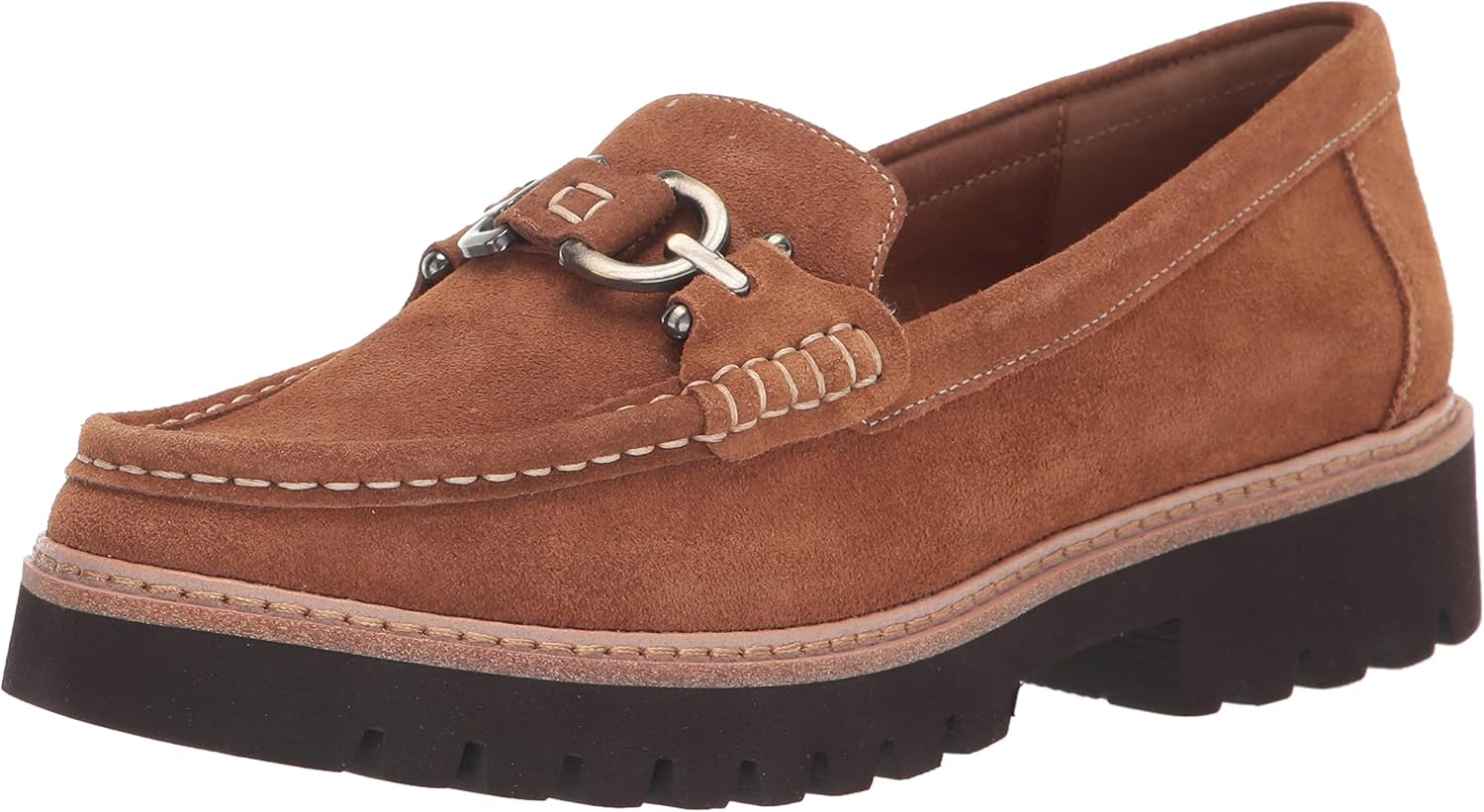 Donald Pliner Women's Loafer, Saddle, 11