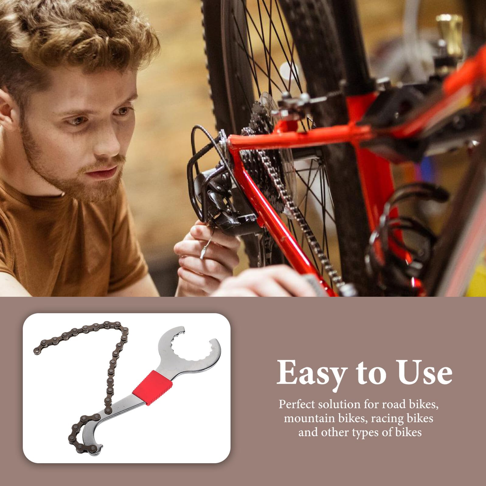 Estrattore Pedivella Bici in Metallo Temprato Utensile per Smontaggio Braccio e Resistente e Facile Usare per Manutenzione