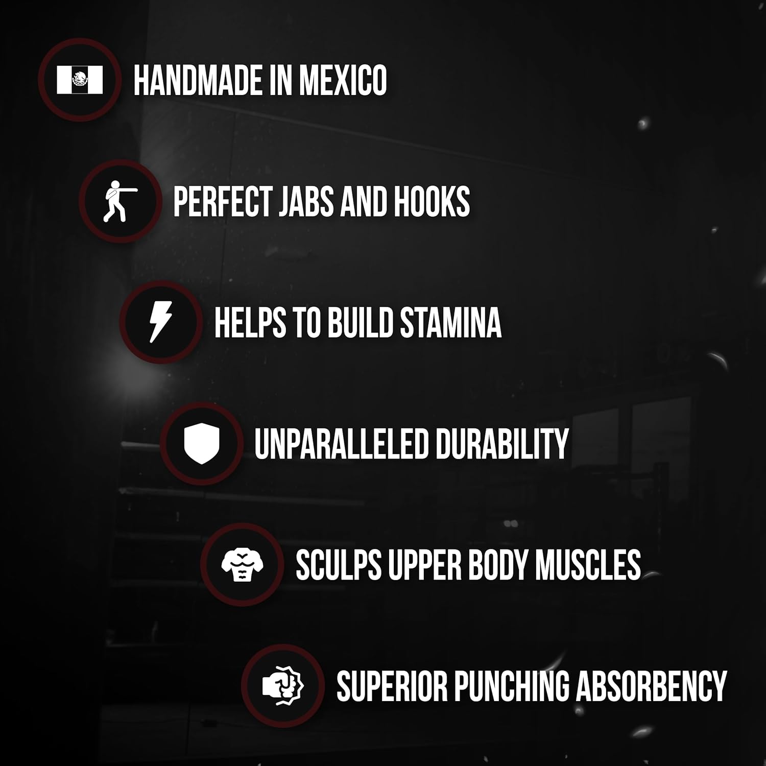 CLETO REYES Double-Double End Punching Bag for Boxing Workout Practice Gym Training Equipment, MMA, Kickboxing, Muay Thai