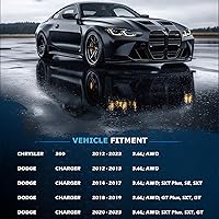 Vista 3 de Detroit Axle - Amortiguadores AWD Struts para Chrysler 300 Dodge Charger 2012-2023 [3.6L], 2 puntales delanteros completos con resorte helicoidal 2