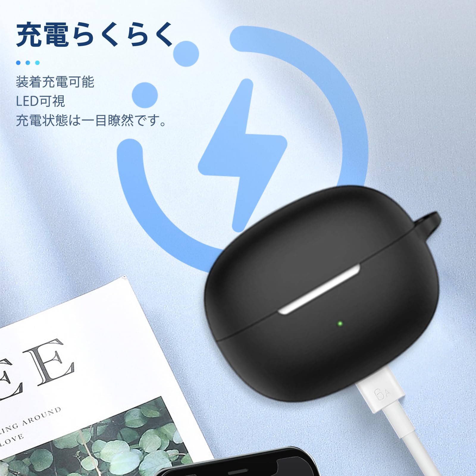 Amazon | For Shokz OpenDots 2 用 ケース カバー 【NOUKAJU