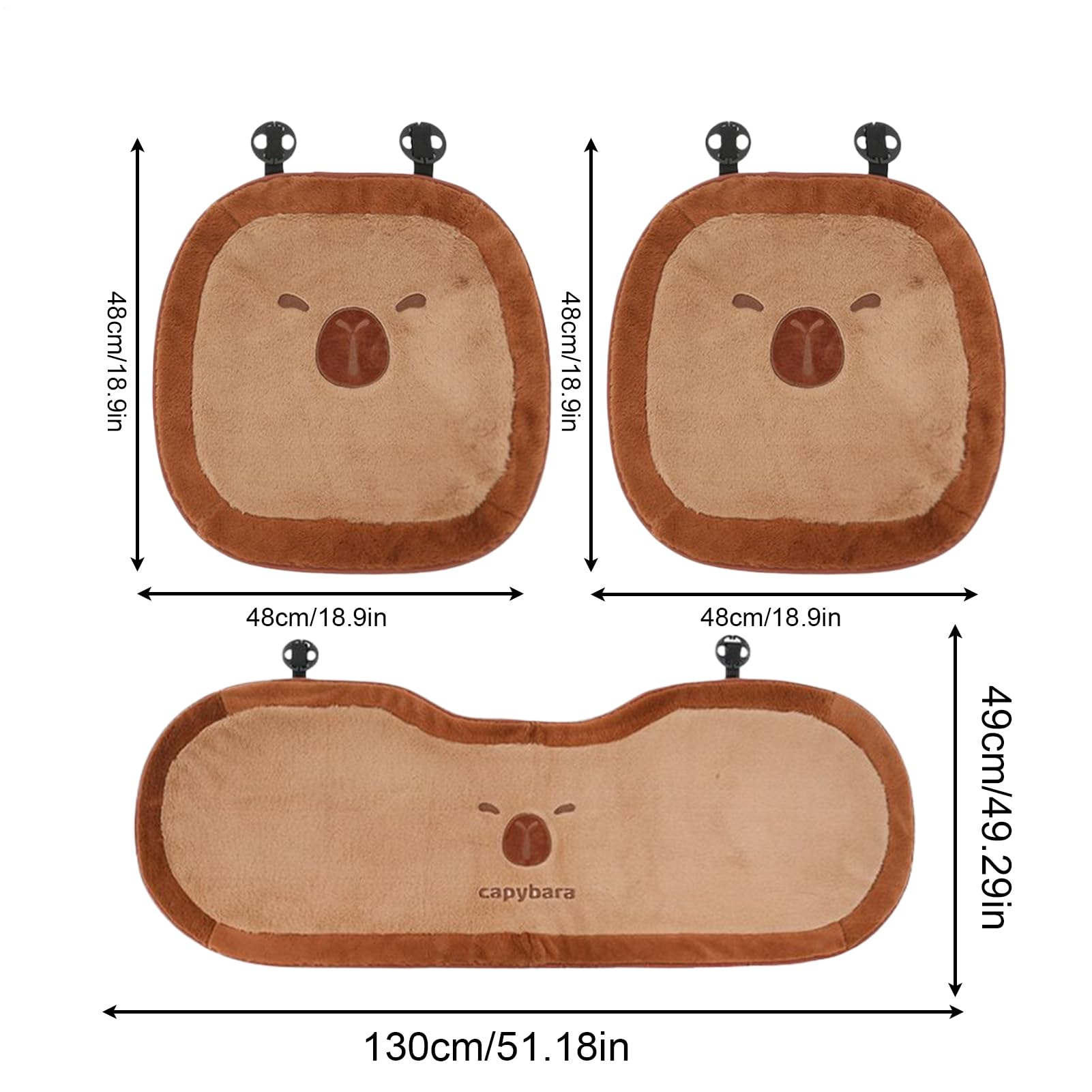 Générique Coussins de siège Auto Tapis de Chaise Confortable