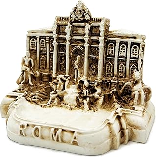 Rome Trevi Fountain Fish Tank Decor Decorations Reptile Turtle Lizard Spider Tanks Terrarium Building Décor Ornament