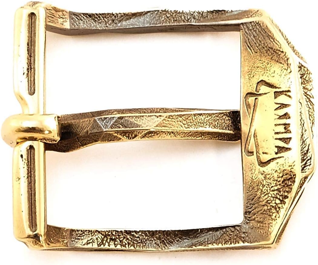 Belt buckle Ice, Geometric belt buckle, Frame type belt buckle, Classic belt buckle; Sculptural brass buckle; Artistic folk buckle