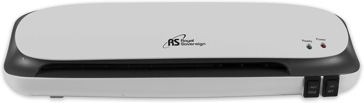 Royal Sovereign 9" Desktop Laminating Machine With Jam Release Lever (CL-923),White : Office Products