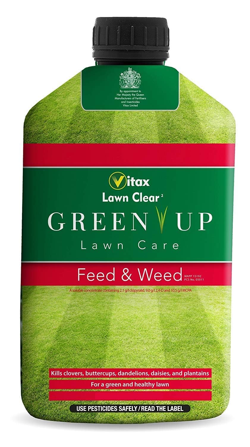 Vitax Ltd Vitax 5fw500 Up Lawn Care Feed Weed 100sqm, Green