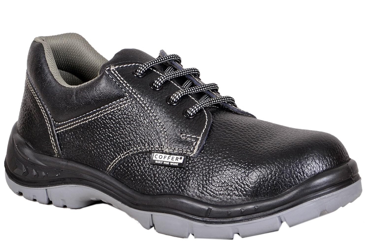 Men's Black Steel Toe Safety Shoe 1157-image-15