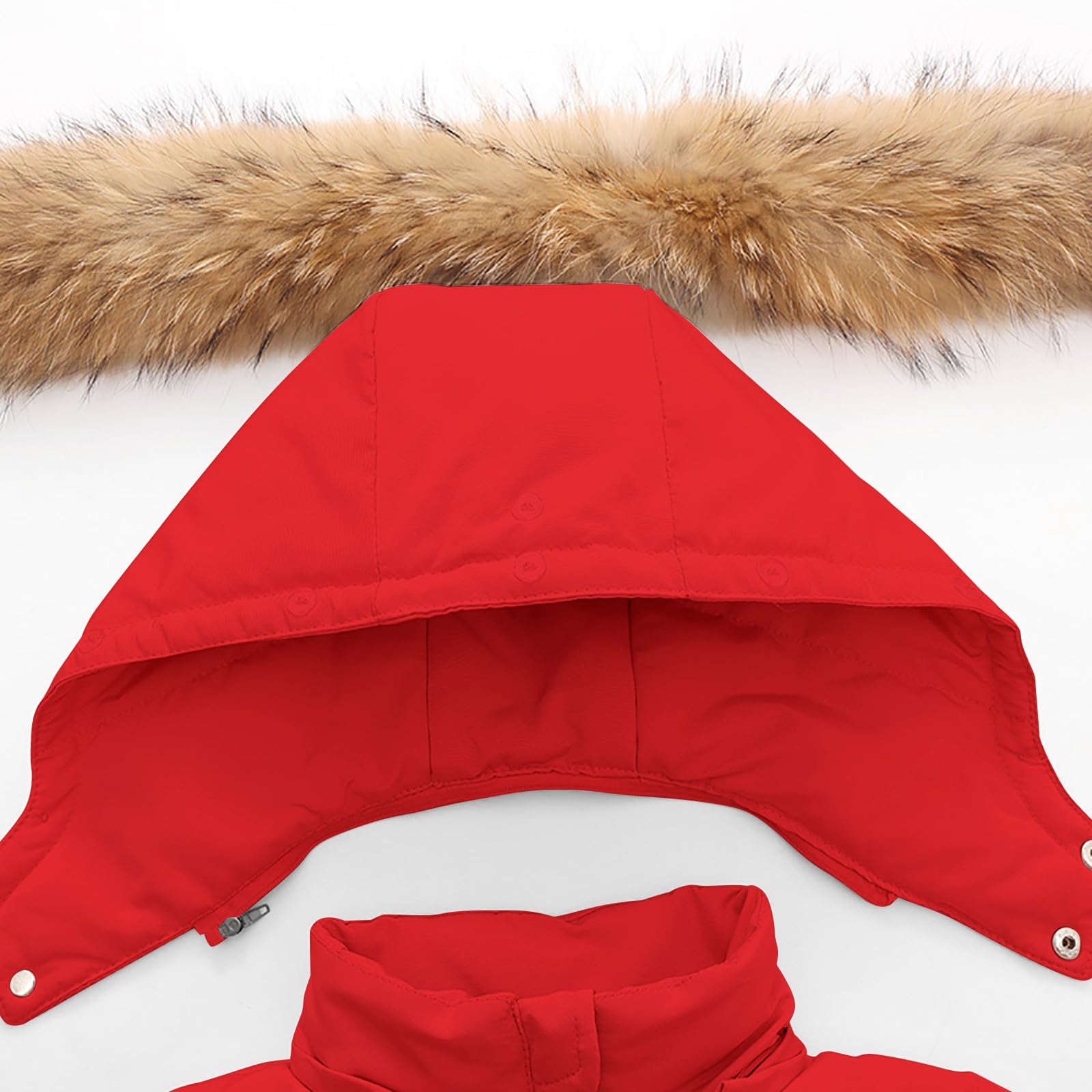 Schneeanzug Mädchen Skijacke und Skihose Set Kinder Wasserdicht Schneeanzüge Unisex Winterjacke Dicke Skianzüge Warme Latzhose Niedliche Bekleidungssets Schneehose und Skianzug Zweiteiler