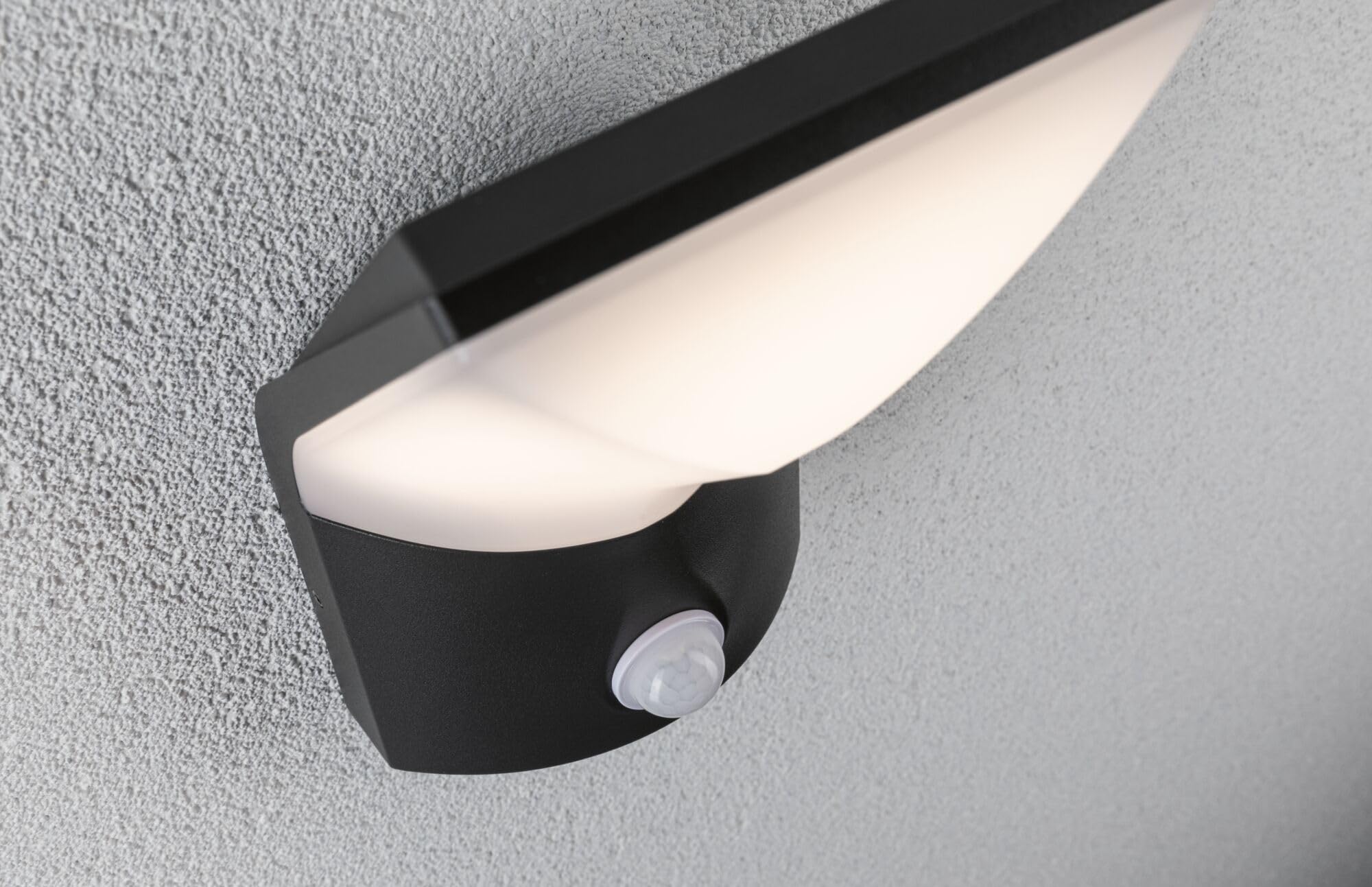 Paulmann 94402 Aplique LED de exterior Adya IP44 120x128mm 3000K 10W 1200lm 230V aluminio antracita iluminación exterior aluminio