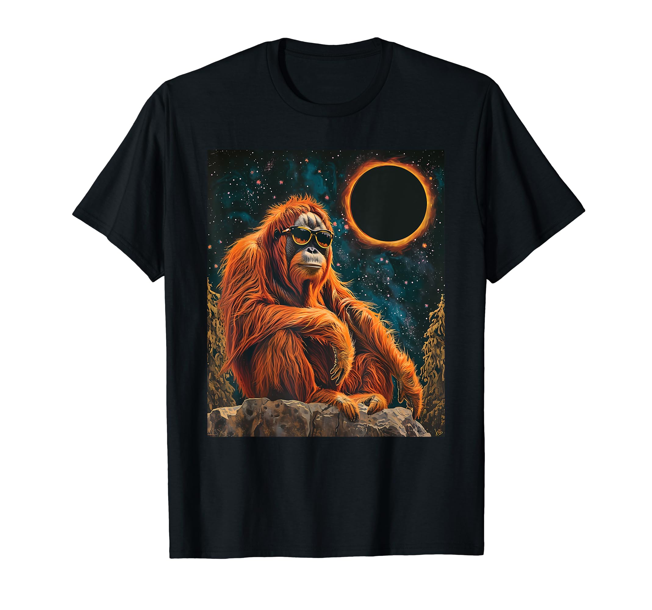 Total Solar Eclipse Orangutan T-Shirt