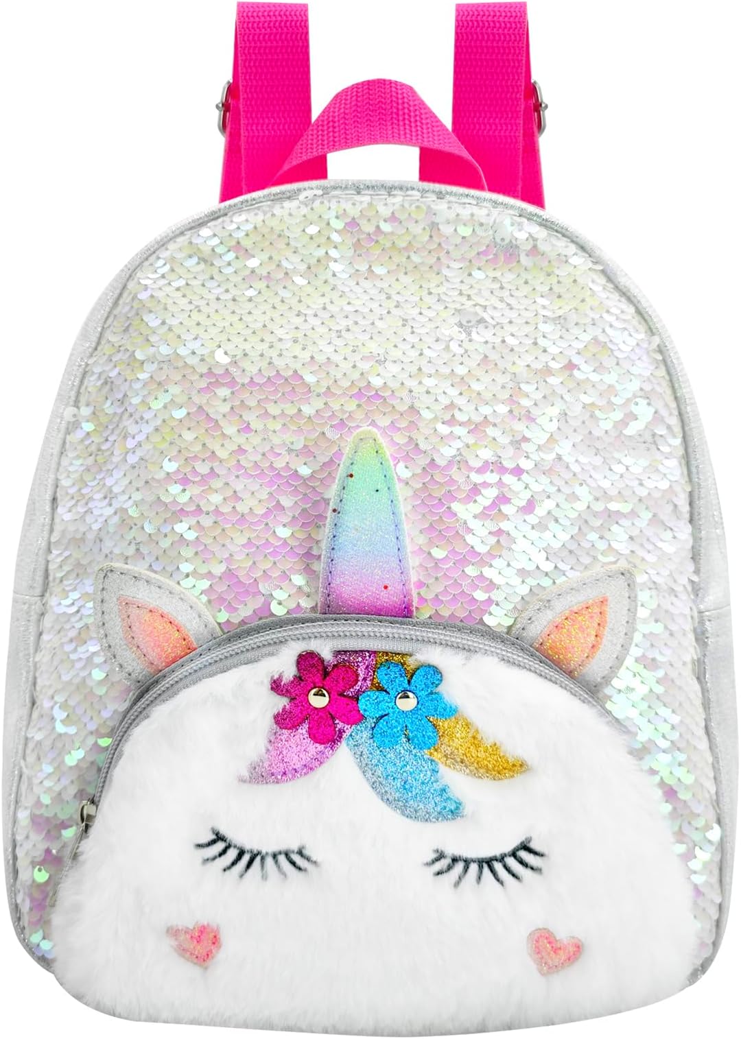 Mini Backpack for Kids Girls, Toddler Bag Backpacks, Cute Lightweight Preschool for Kindergarten 3-10 Years Old Girl(Unicorn)