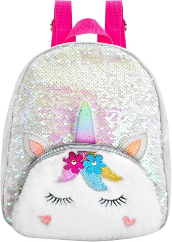 PinkSheep Mini Backpack for Kids Girls, Toddler Bag Backpacks, Cute Lightweight Preschool for Kindergarten 3-10