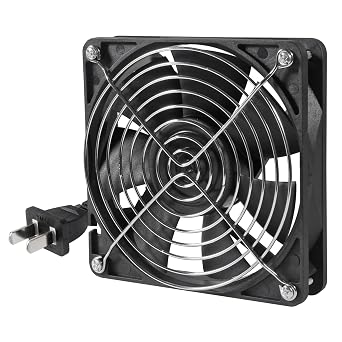 UMLIFE 1PACK EC 120mm x 25mm Dual Ball Bearings 120mm x 120mm x 25mm DIY Cooling Ventilation Exhaust Fan 110V 115V 120V 220V 240V AC Axial Case Muffin Fan