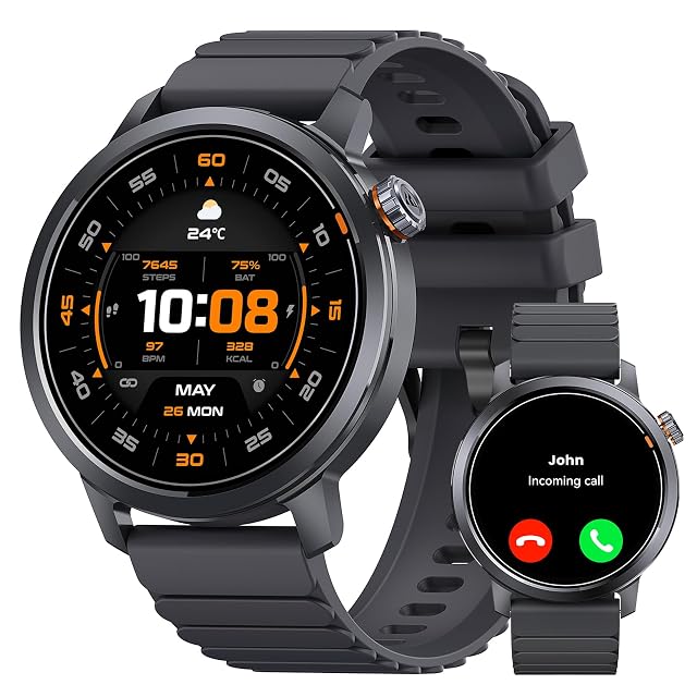 KOSPET Smart Watch for Men 25 Days Battery 1 43 AMOLED Smartwatch for iPhone Android IP68 Waterproof 24