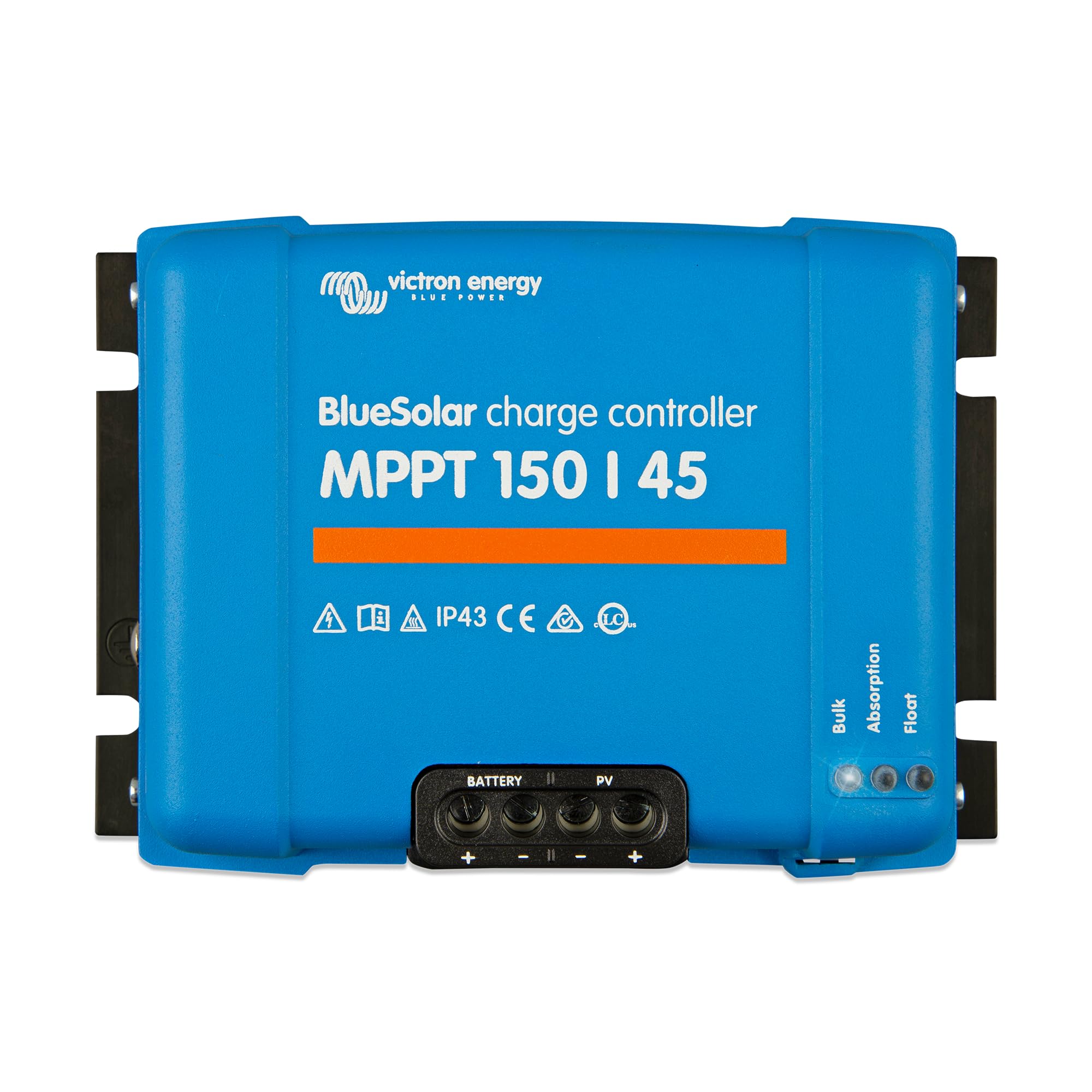 Victron Energy BlueSolar MPPT Laderegler - Solar Laderegler - 150V 45 Amp 12/24/36/48-Volt
