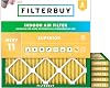 Filterbuy 18x18x1 Air Filter MERV 11 Allergen Defense 6-Pack, Pleated HVAC AC Furnace Air Filters Replacement Actual Size: 17.75 x 17.75 x 0.75 Inches