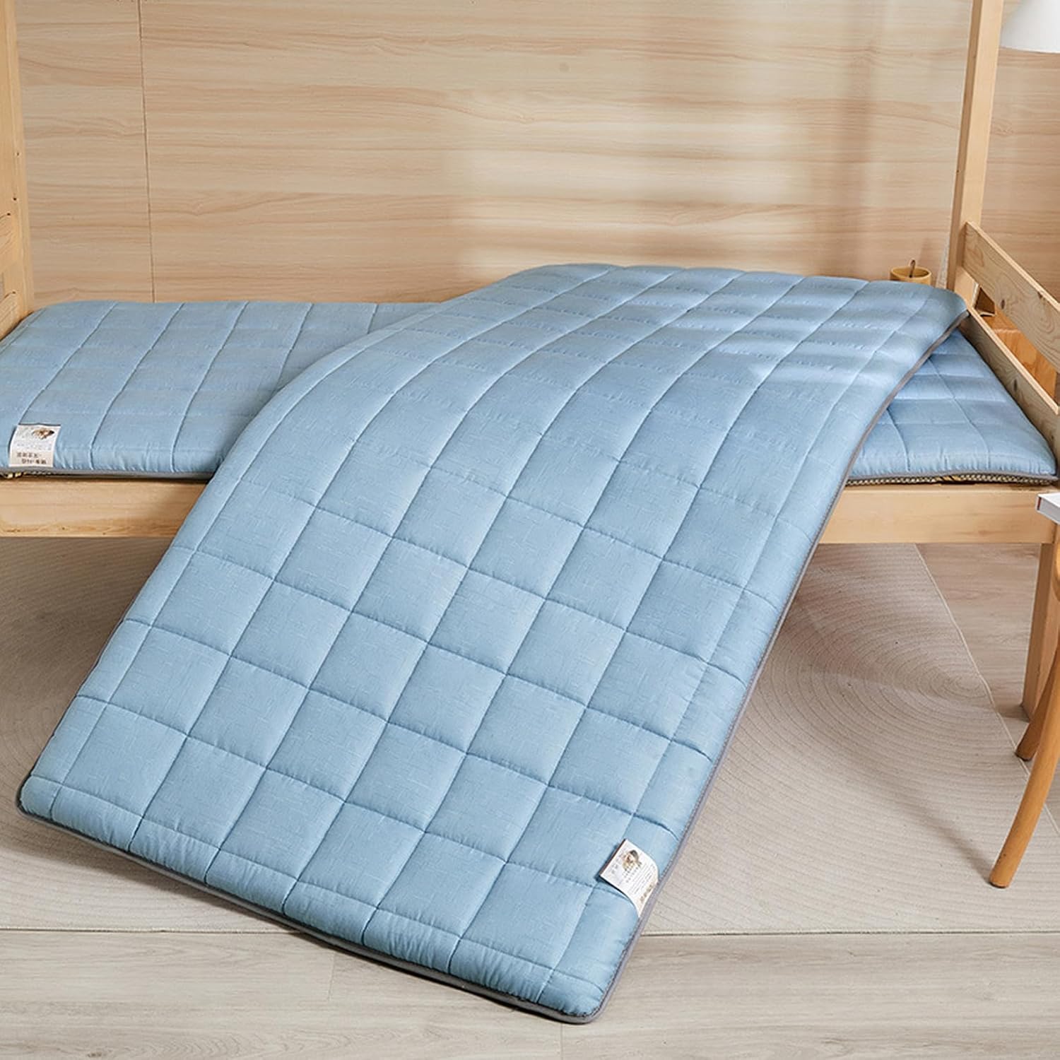 [BKVB] 四層ボリューム 敷布団 中綿使用無地セミダブルサイズ防ダニ抗菌防臭吸汗速乾加工 【敷き布団しき布団敷ふとんセミダブル極