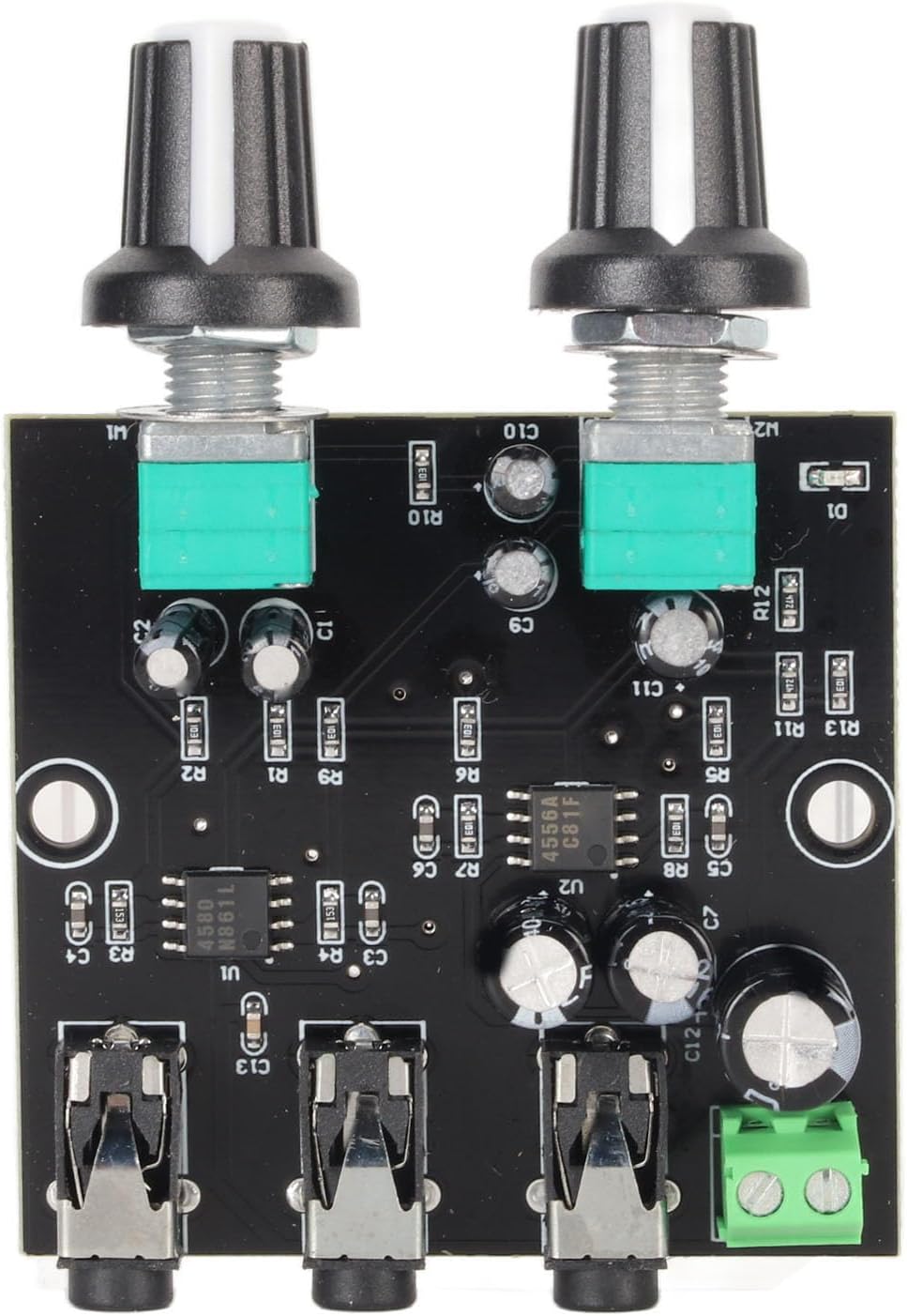 Amazon.com: 2 in 1 Out Stereo Sound Mixer Board Module with NJM3414 ...