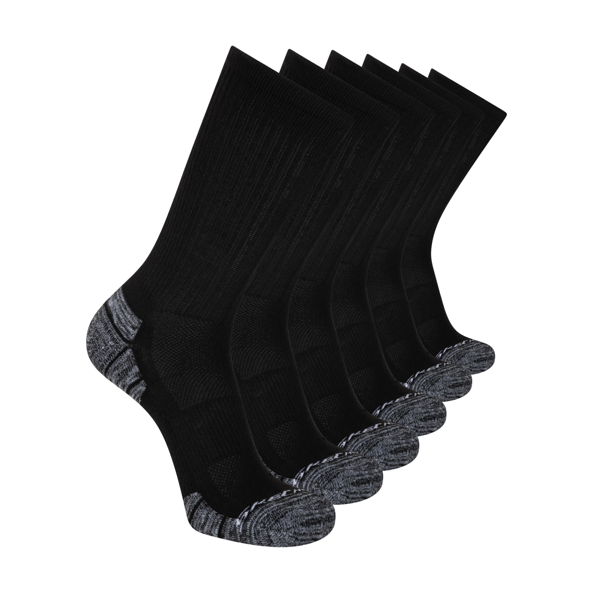 Men's Cushioned Crew Socks (6-Pack)