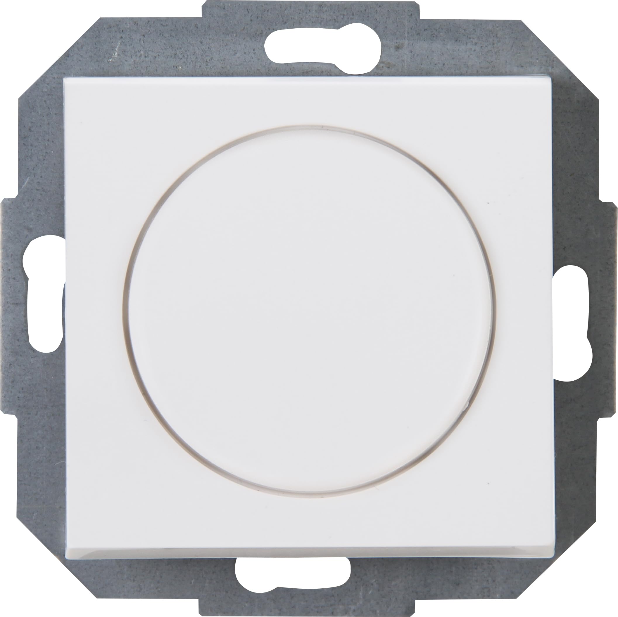 Kopp Athenis 842932080 - Dimmer a LED, per lampade a incandescenza, alogene, 230 V, taglio di fase, RL 20-250 W/VA, LED 3-35 W, 230 V, 50 Hz, bianco artico, superficie opaca