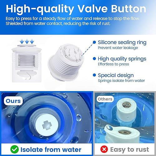 Miniatura 4 de Neti Pot - Botella de enjuague sinusal de 8.8 fl oz con 60 paquetes de sal de lavado nasal y adhesivo, termómetro, limpiador de lavado de nariz,