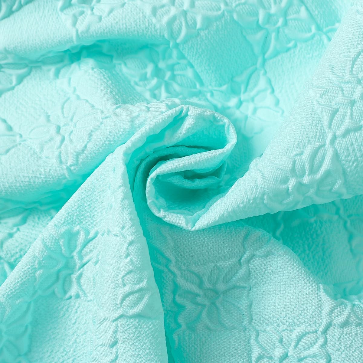 Boys Summer 2-Piece Outfit Size 6-13 Short-Sleeve Textured Button-Down Shirt & Solid Elastic-Waist Shorts Set - Image 5