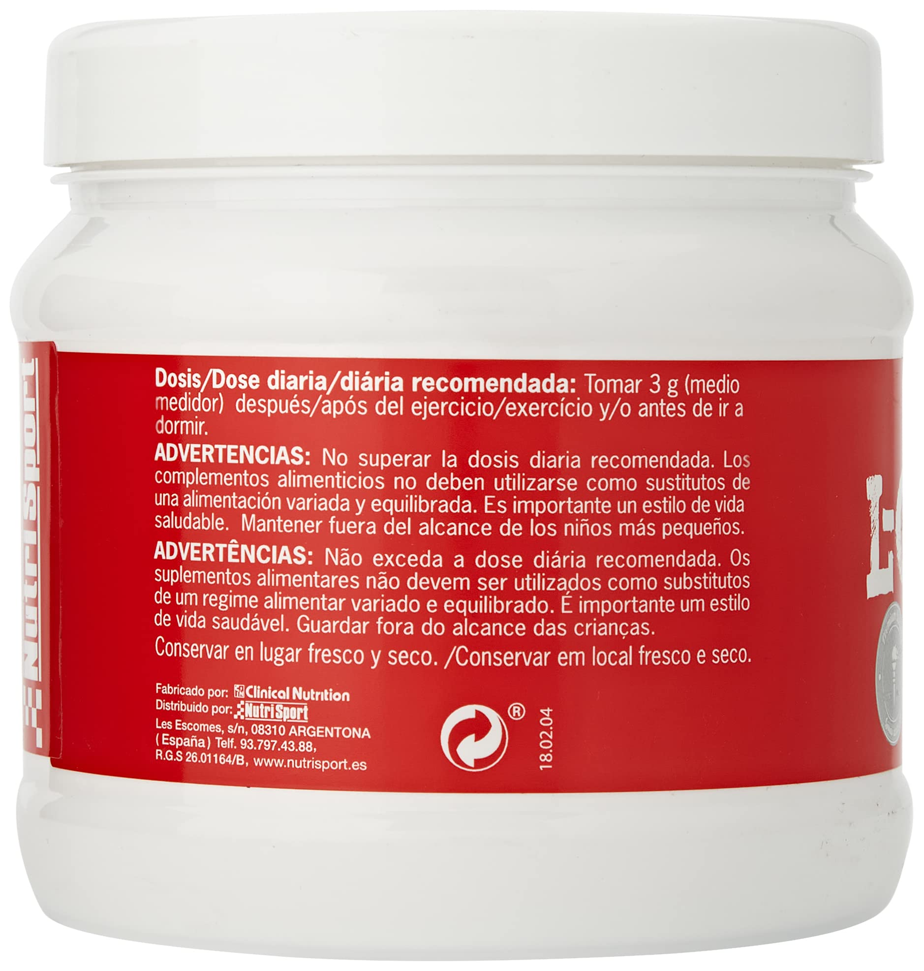 NUTRISPORT L-glutamina proszek 400 g