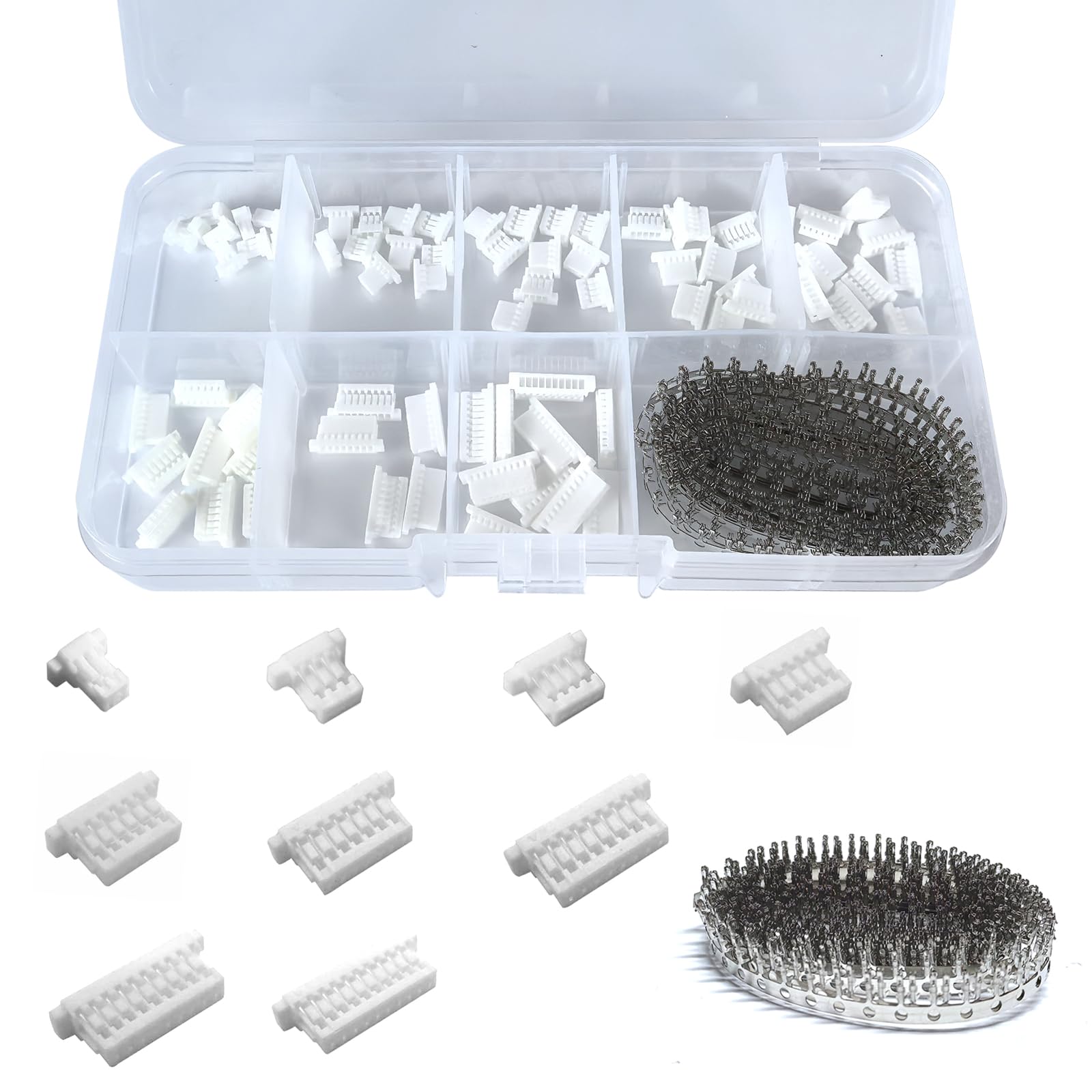 Amazon.com: 495Pcs JST SH 1.0mm Connector Kit,2/3/4/5/6/7/8/9/10