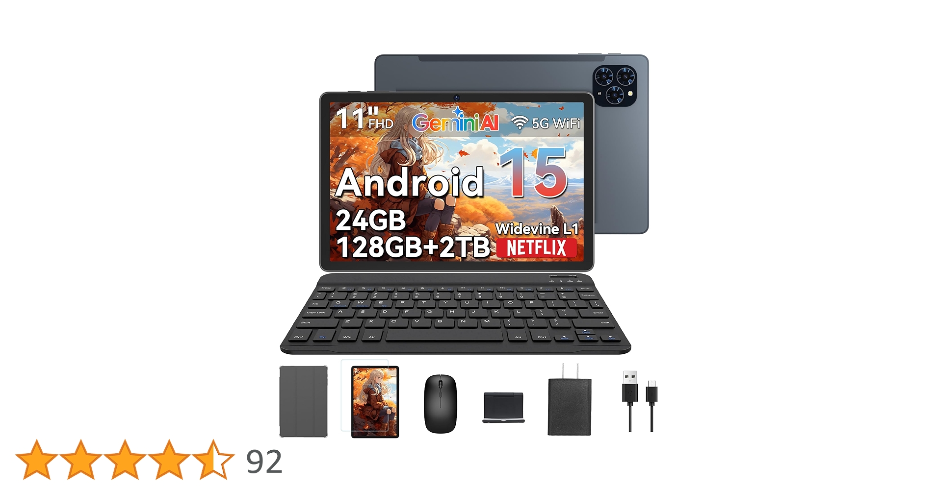 Amazon.co.jp: 【Android15 タブレット 10インチ以上IPS大画面