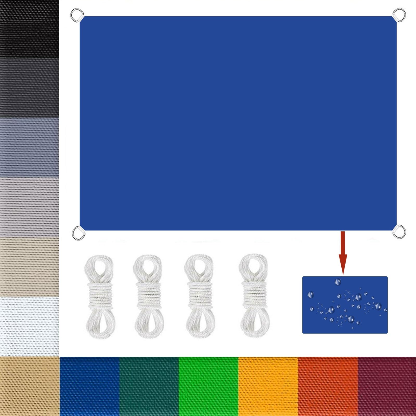 Toile ombrage imperméable : protégez votre terrasse de la pluie et des 95% de rayons UV