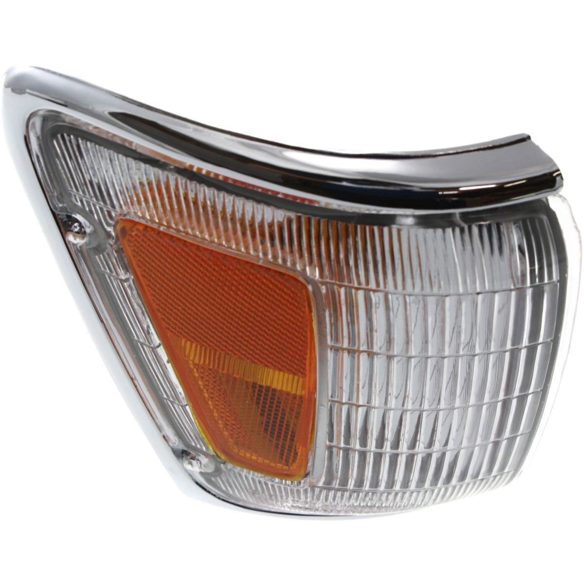 新品TO2521126 Corner Lamp Right Hand Compatible For Toyota Pickup 1989 1990 1991 Assembly With Chrome Trim Replaces OE 8161089179並行輸入 New Passenger Side Corner Lamp Assembly Fits 1997-1999 Toyota