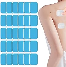 Self-Adhesive Gel Pads Electric Pack of 30 Gel Pads Compatible with Beurer em 59 Heat Devices Gel Pads for Beurer em 59 Device 4.5 x 4.5 cm