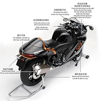 Amazon.co.jp: 1 6 スズキ ハヤブサ用 高級合金製 バイクモデル