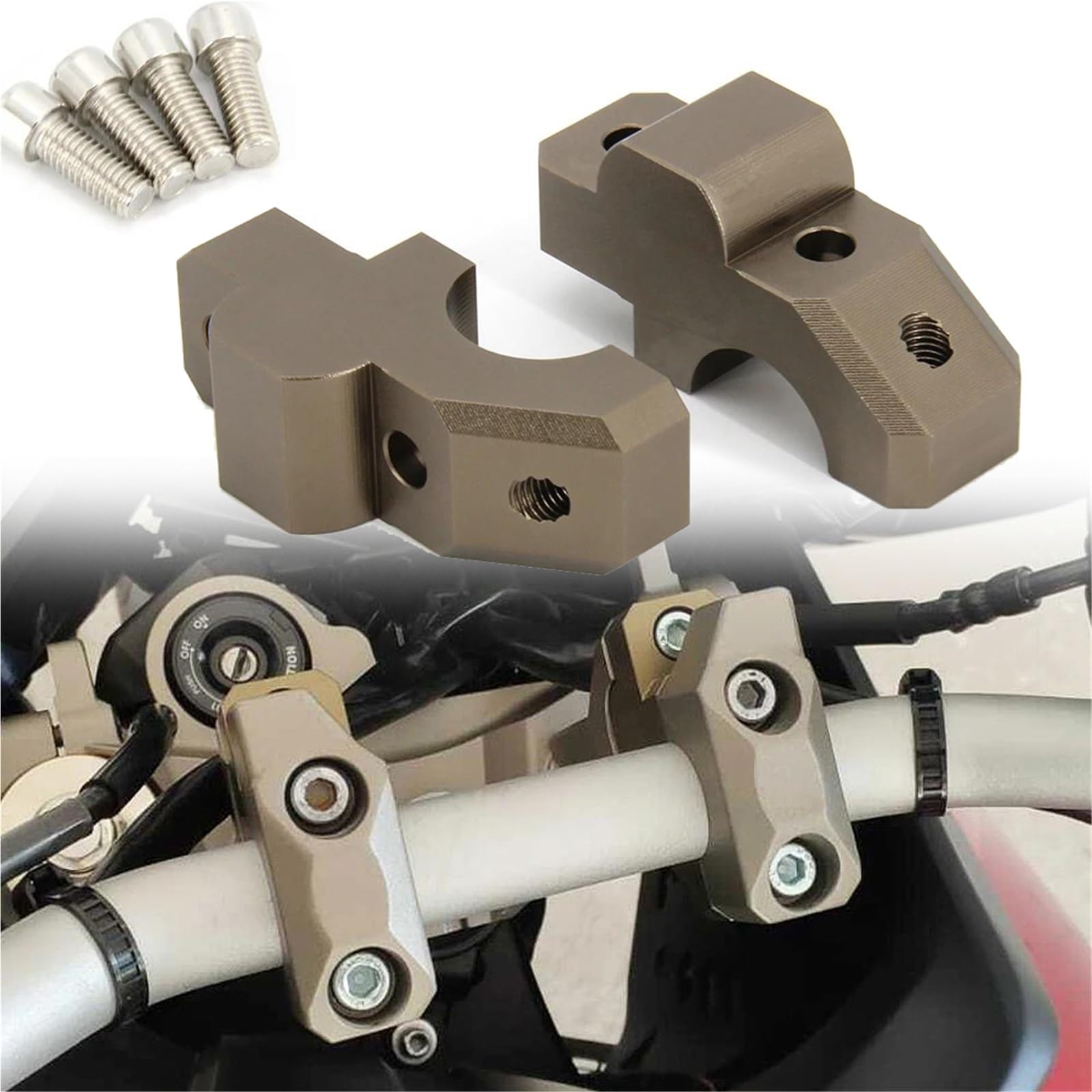 Adaptateur guidon pour éliminer le mal de dos sur Yamaha MT09 Tracer 900